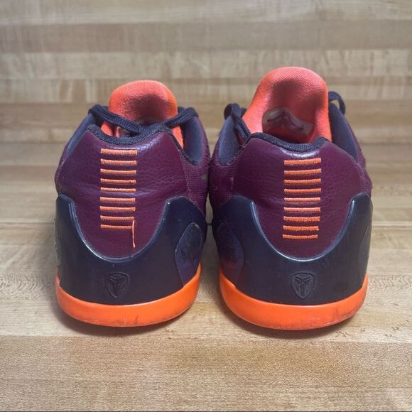 Nike Kobe 9 IX EM Deep Garnet GS Hyper Crimson 653593-601 Size 6.5Y Womens 8 - Picture 3 of 7
